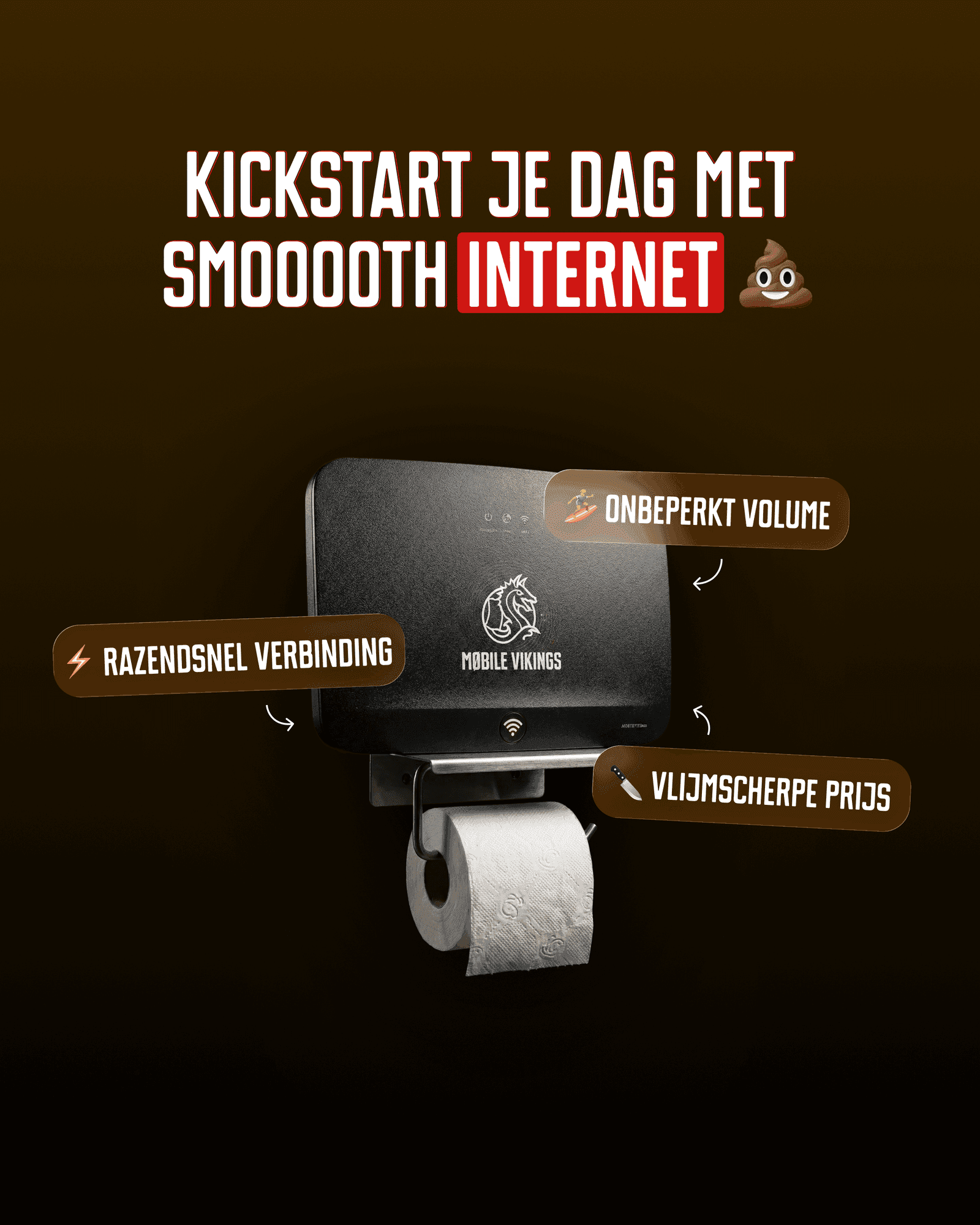 Mobile Vikings static ad by Subyect